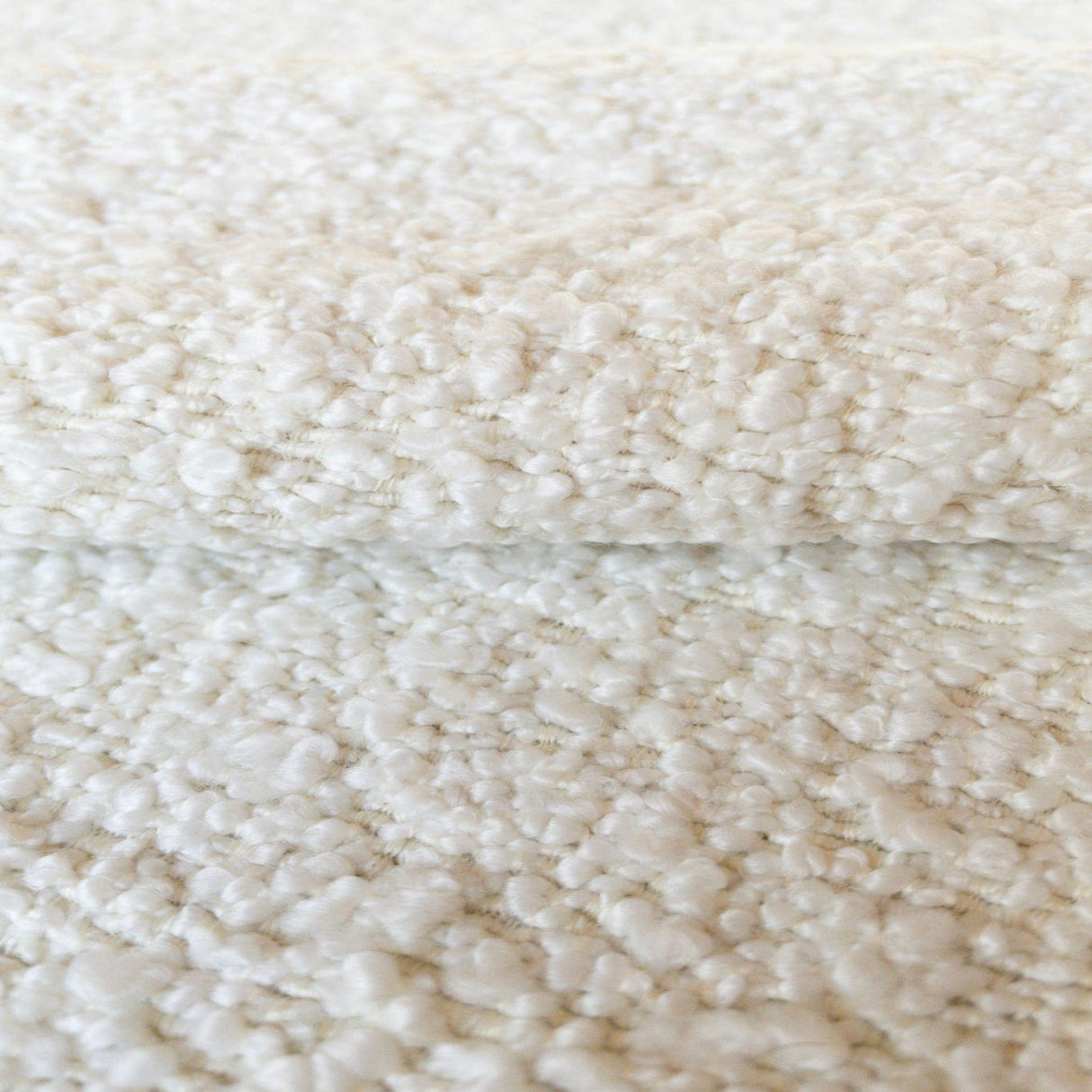 Luna Chunky Boucle Fabric, Chalk - HomeStyle Fabrics