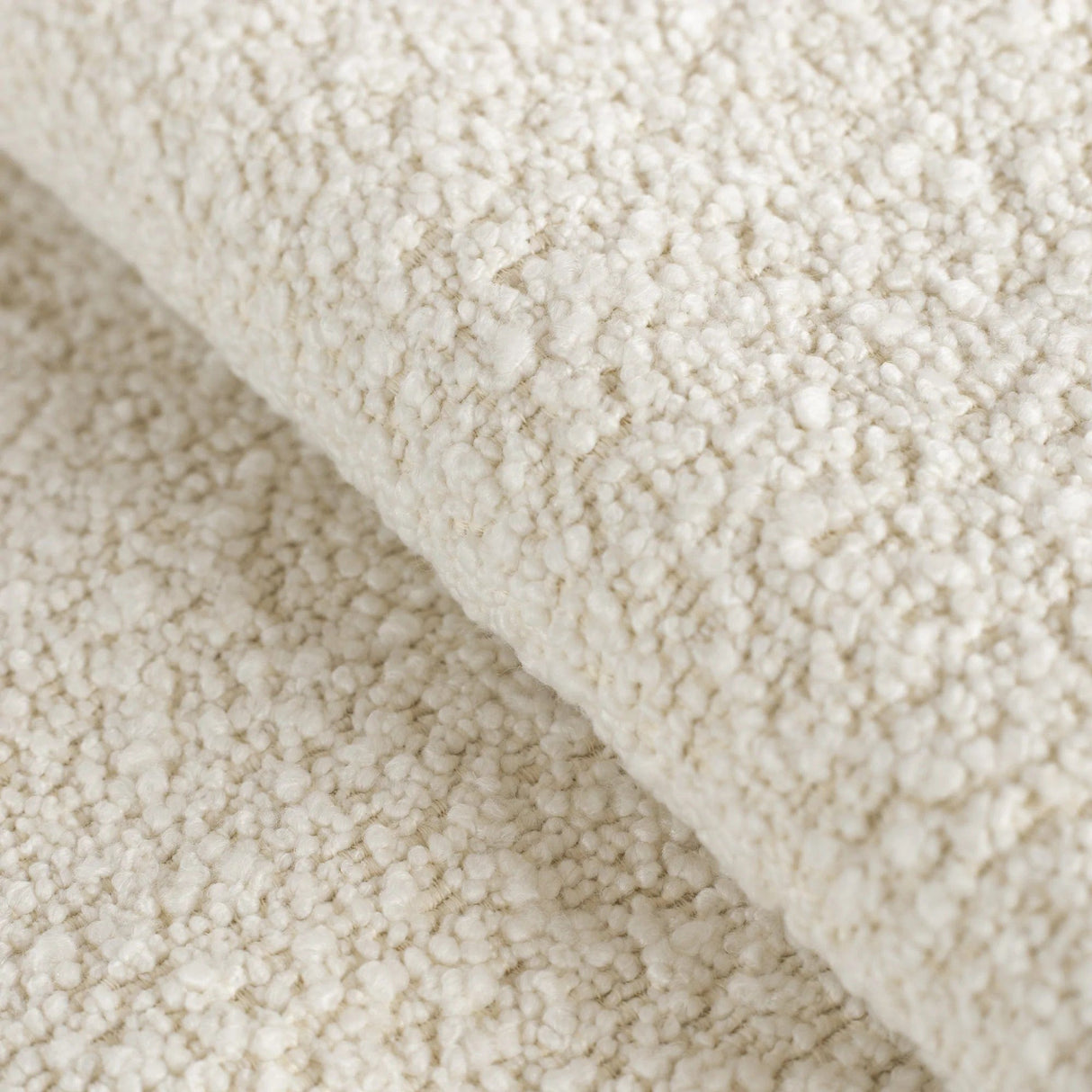 Luna Chunky Boucle Fabric, Chalk - HomeStyle Fabrics