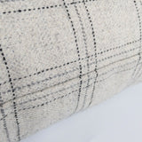 Milan Plaid 20x20 Pillow Cover, Grey - HomeStyle Fabrics