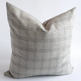 Milan Tartan Plaid Pillow Cover, Grey - HomeStyle Fabrics