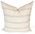 Mina Striped 18X18 Pillow, Sandstone *MISFIT* - HomeStyle Fabrics