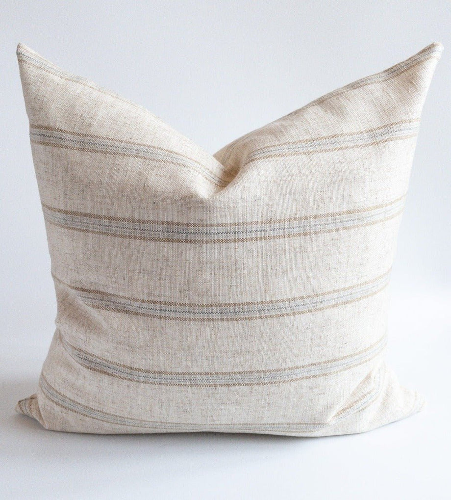 Anna Striped Linen Pillow – theHOMEmind