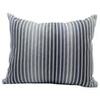 Ombre Striped Lumbar Pillow 14"x20", Denim - HomeStyle Fabrics