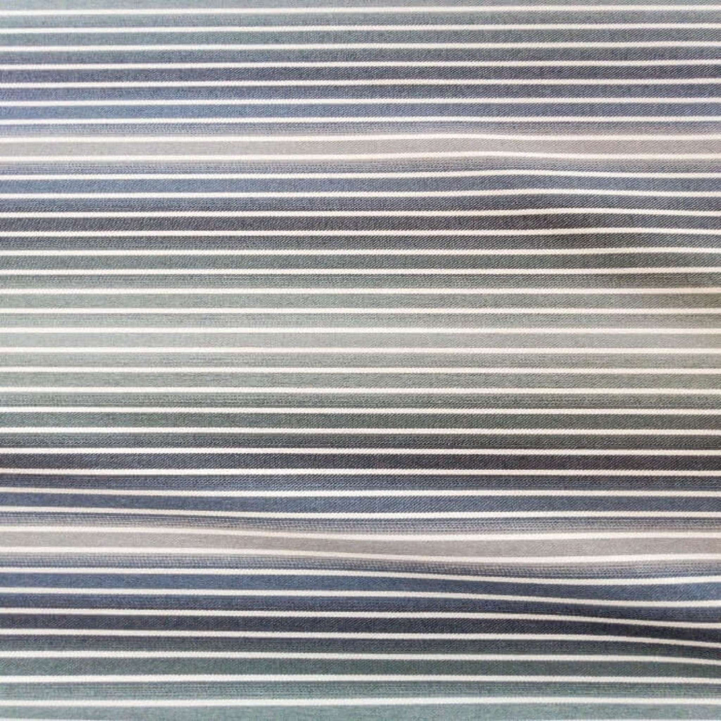 Orion Ombre Stripe Fabric, Denim - HomeStyle Fabrics