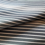 Orion Ombre Stripe Fabric, Denim - HomeStyle Fabrics