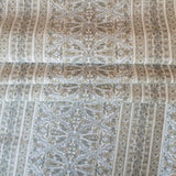 Pascal Block Print Fabric, Grey - HomeStyle Fabrics