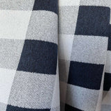 Ruskin Buffalo Plaid Fabric, Navy - HomeStyle Fabrics