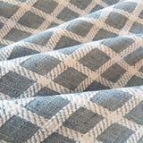 Sutton Plaid Pillow Cover, Chambray - HomeStyle Fabrics