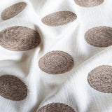 Vienna Embroidered Fabric, Canvas - HomeStyle Fabrics