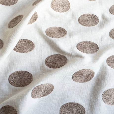 Vienna Embroidered Fabric, Canvas - HomeStyle Fabrics