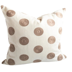 Vienna Textured Pillow Cover, Cream - HomeStyle Fabrics